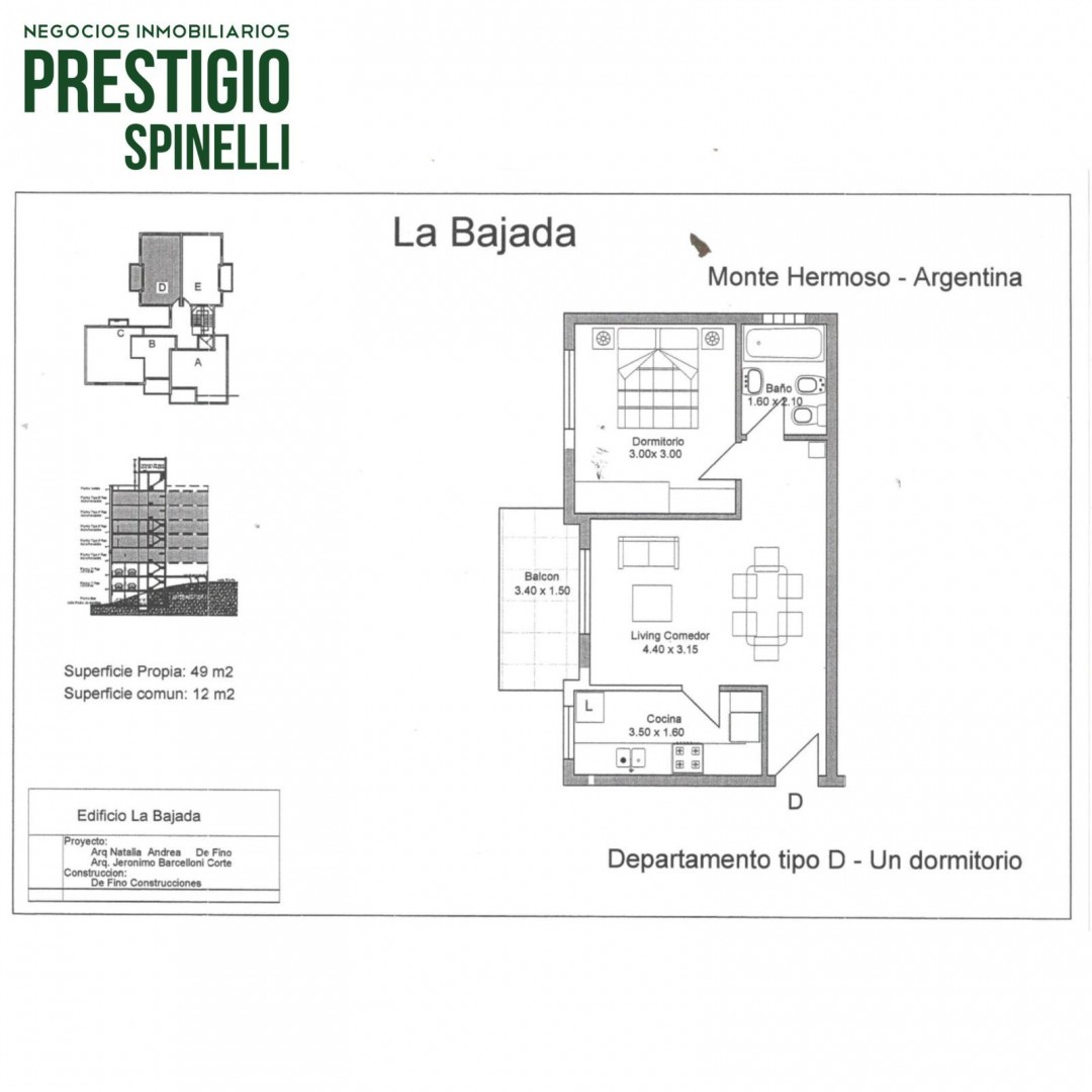 Departamento en Venta en  Pedro De Mendoza 276,  Monte Hermoso - Bahía Blanca Propiedades | SITIO OFICIAL l