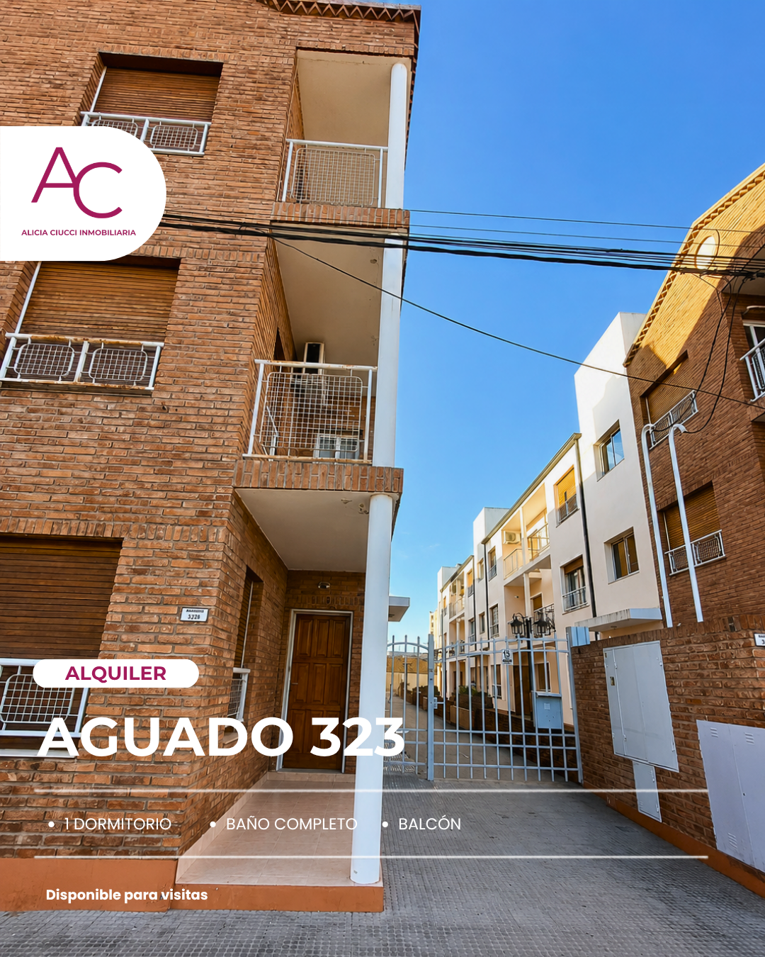Departamento en Alquiler en AGUADO 323, Universitario, Bahía Blanca - Bahía Blanca Propiedades | SITIO OFICIAL l