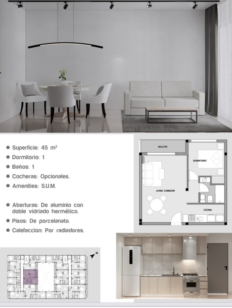 Departamento en Venta en VIEYTES 1040 , Pacifico, Bahía Blanca - Bahía Blanca Propiedades | SITIO OFICIAL l