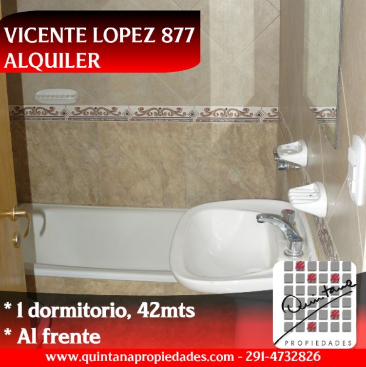 Departamento en Alquiler en Vicente Lopez 877, Macrocentro, Bahía Blanca - Bahía Blanca Propiedades | SITIO OFICIAL l