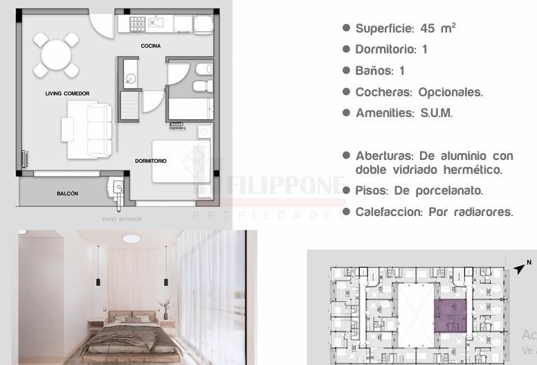Departamento en Venta en Vieytes 1045, Pacifico, Bahía Blanca - Bahía Blanca Propiedades | SITIO OFICIAL l