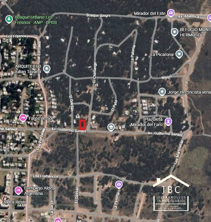 Terreno en Venta en Calle Guillermo Santot Entre El Galvilan Y Chimango., Pinar del Golf, Monte Hermoso - Bahía Blanca Propiedades | SITIO OFICIAL l
