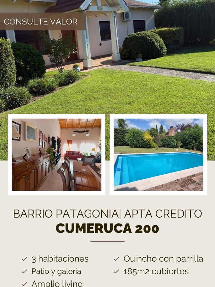 Casa en Venta en Cumeruca 200, Patagonia, Bahía Blanca - Bahía Blanca Propiedades | SITIO OFICIAL l