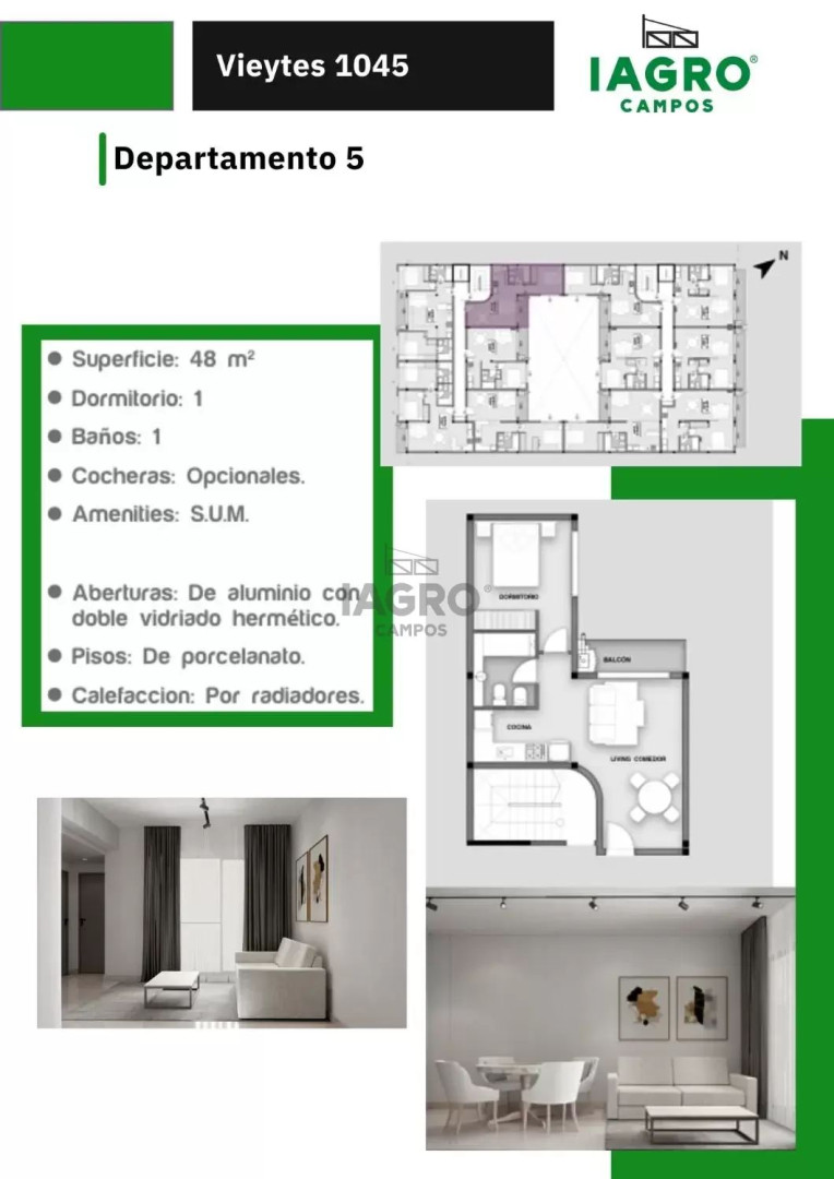 Departamento en Venta en Vieytes 1045, Pacifico, Bahía Blanca - Bahía Blanca Propiedades | SITIO OFICIAL l
