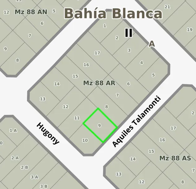 Terreno en Venta en Aquiles Talamonti 1216 , Villa Floresta, Bahía Blanca - Bahía Blanca Propiedades | SITIO OFICIAL l