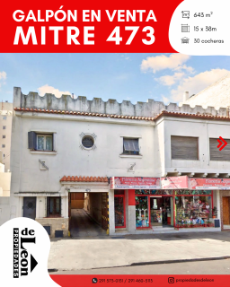 Galpón en Venta en Mitre 473, Centro, Bahía Blanca