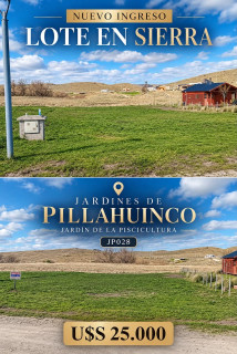 Terreno en Venta en Jardín De Piscicultura, Jardines de Pillahuinco, Sierra de  la Ventana