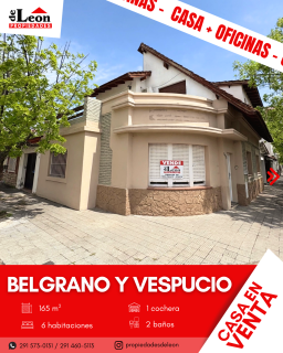 Casa en Venta en Belgrano Y Vespucio, Centro, Bahía Blanca